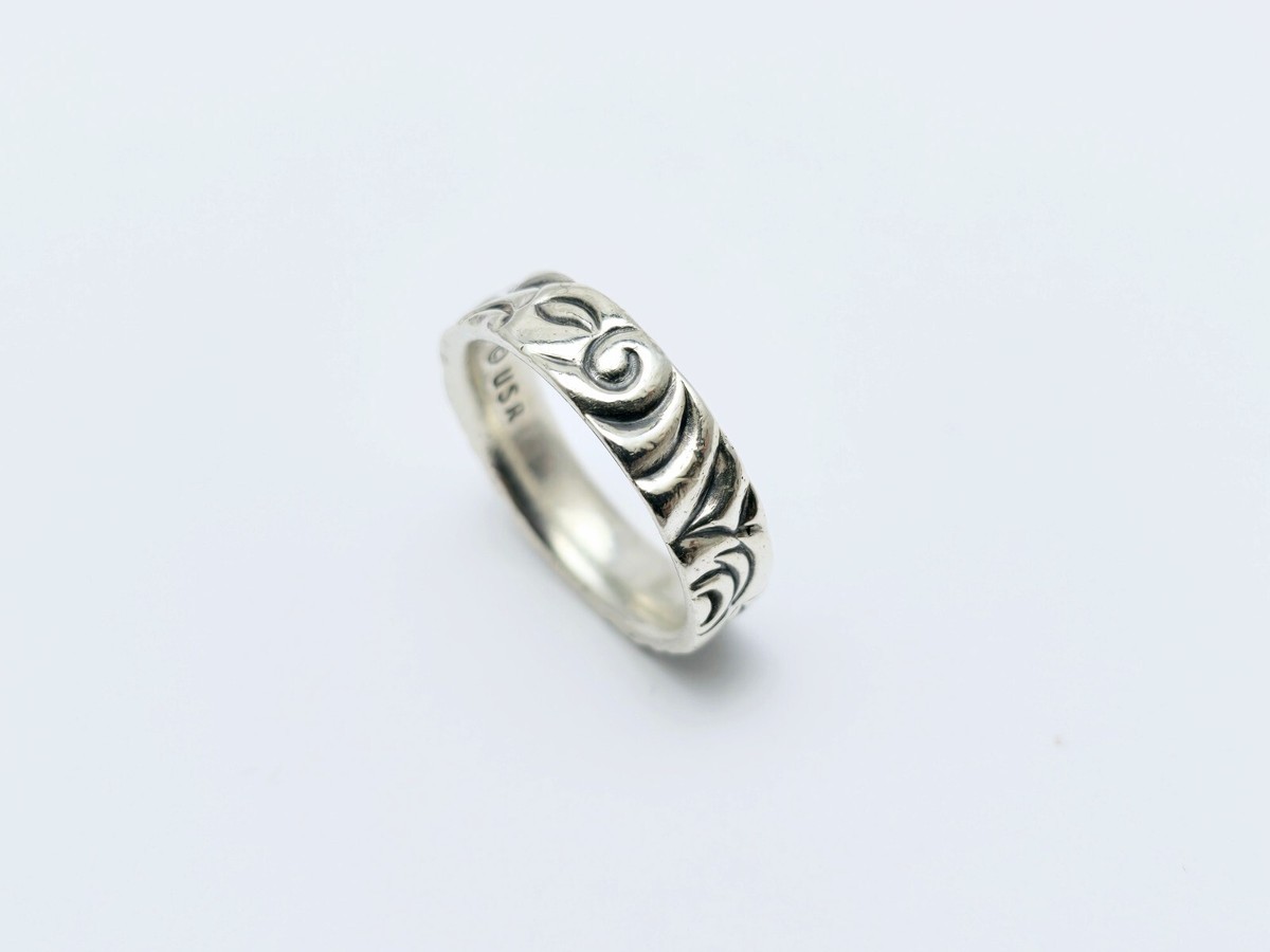 Rare Leonard Kamhout Lone Ones Sterling Silver Full Circle Band 