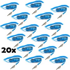 20PCS Fashion BLUE Anti Static Antistatic ESD Adjustable metal Wrist Strap Band