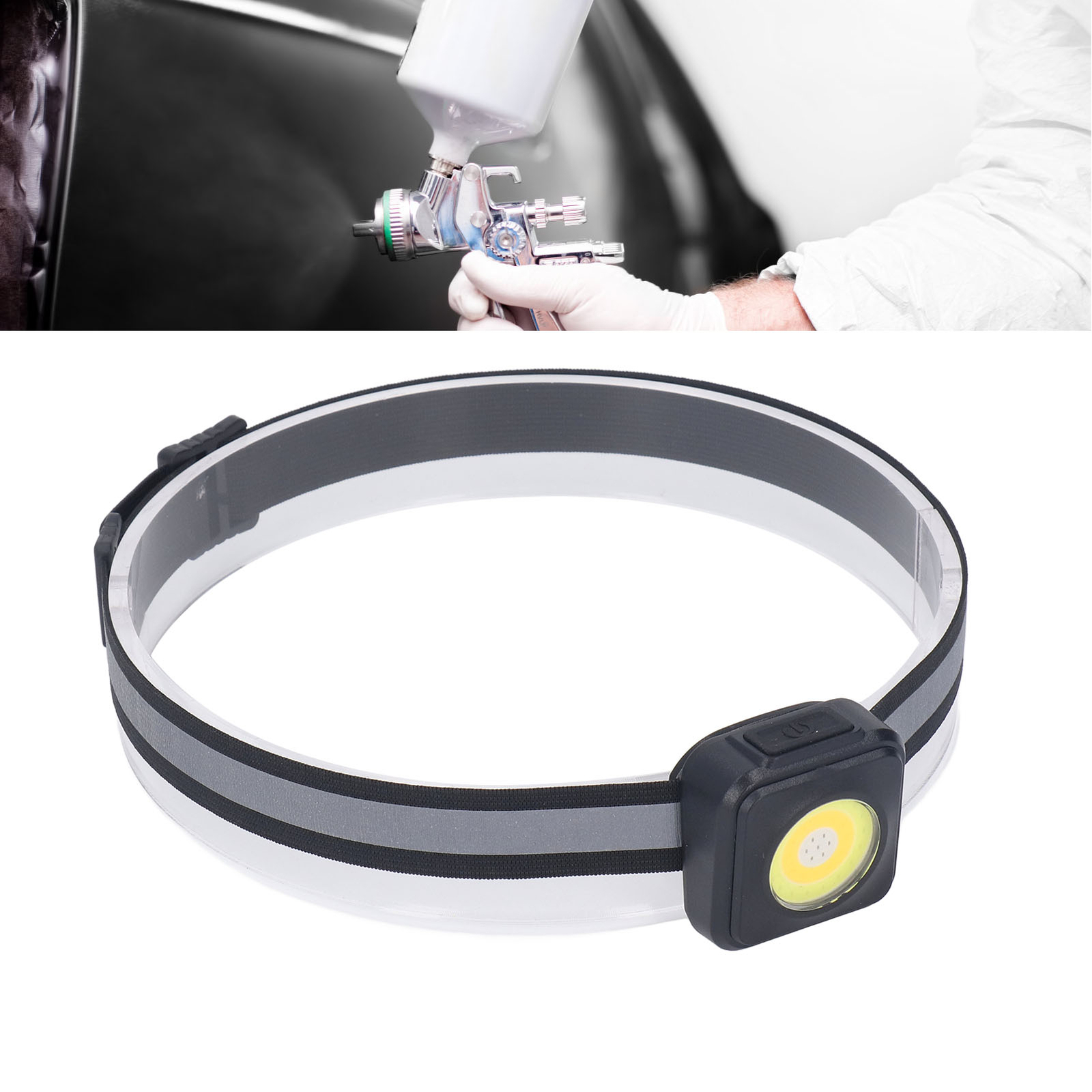 Portable Paint Spary Gun Light Practical USB Car Spray Paint Gun Light