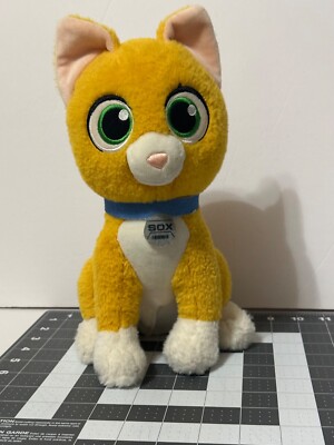 Disney Mattel Lightyear Talking Sox Orange Kitty Cat Plush Stuffed Animal works