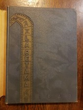 Anuario de escuela secundaria Brackenridge 1944 San Antonio Texas La Retama