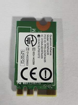 WIFI CARD DUAL Bluetooth y WiFi tarjeta 01AX709 Qualcomm Atheros QCNFA 435