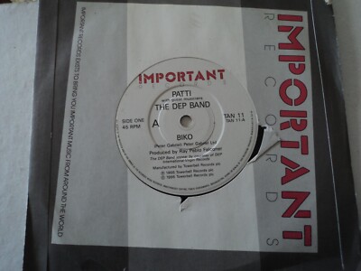 PATTI with THE DEP BAND - BIKO - 7'' single