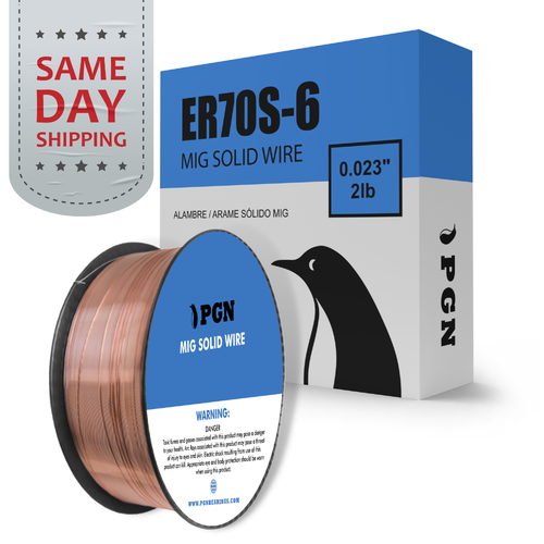 ER70S6 .023" (0.6 mm) Mild Steel MIG Welding Wire 2 Lbs Roll