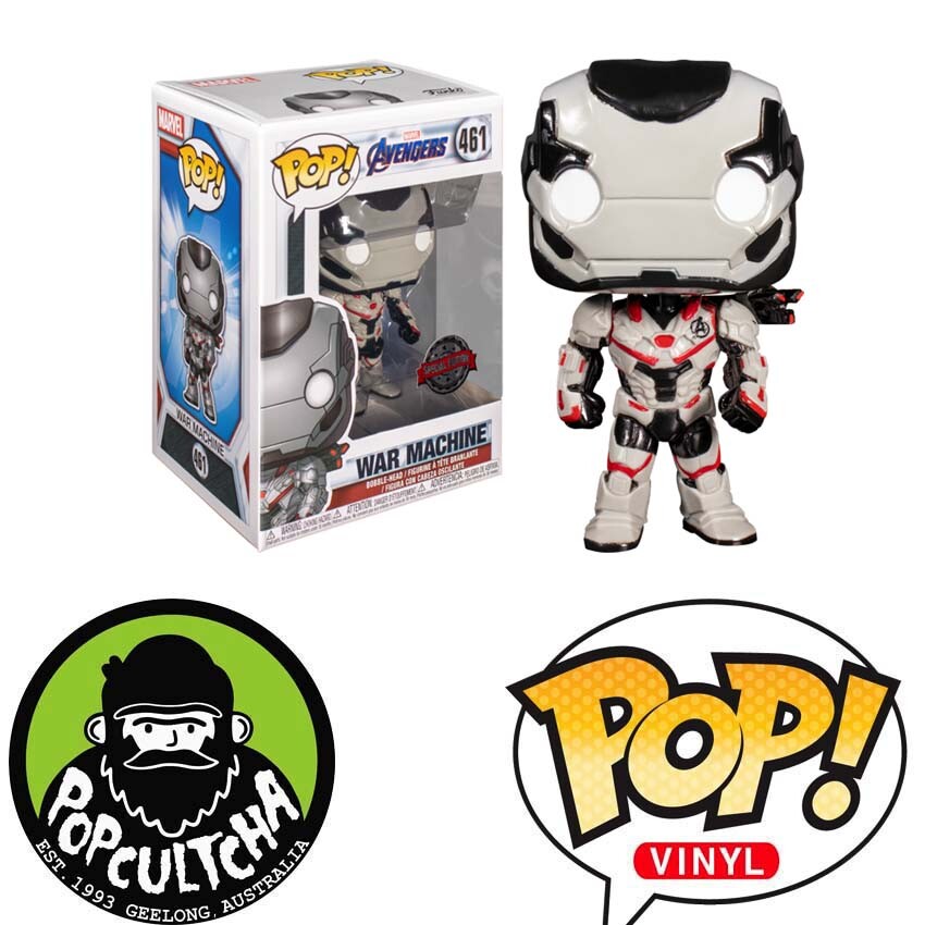 Avengers 4: Endgame - War Machine In Team Suit Pop! Vinyl Figure &Quot;New&Quot;