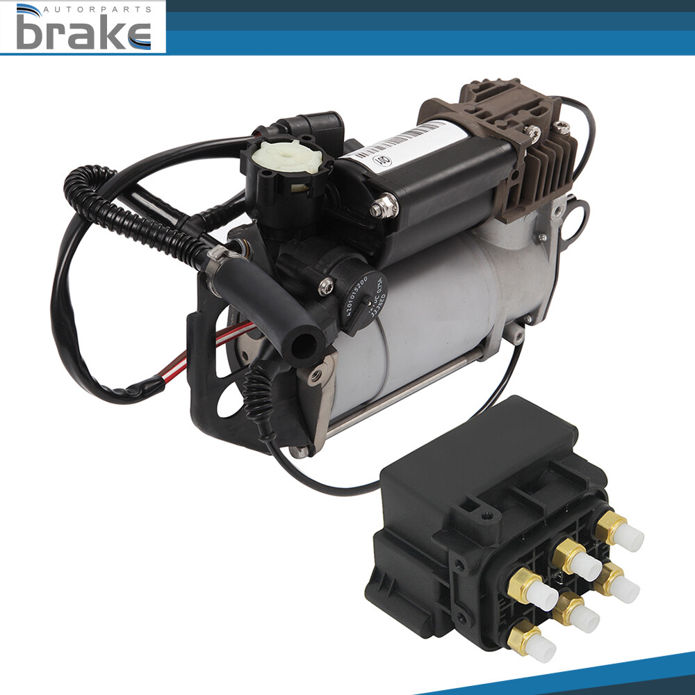 2x Air Compressor Pump Ride Valve Block?For Audi Q7 Cayenne VW Touareg 2007-15