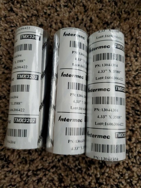 Intermec Thermal Label Printer Ribbon Tmx3202 PN 13044304 4.33