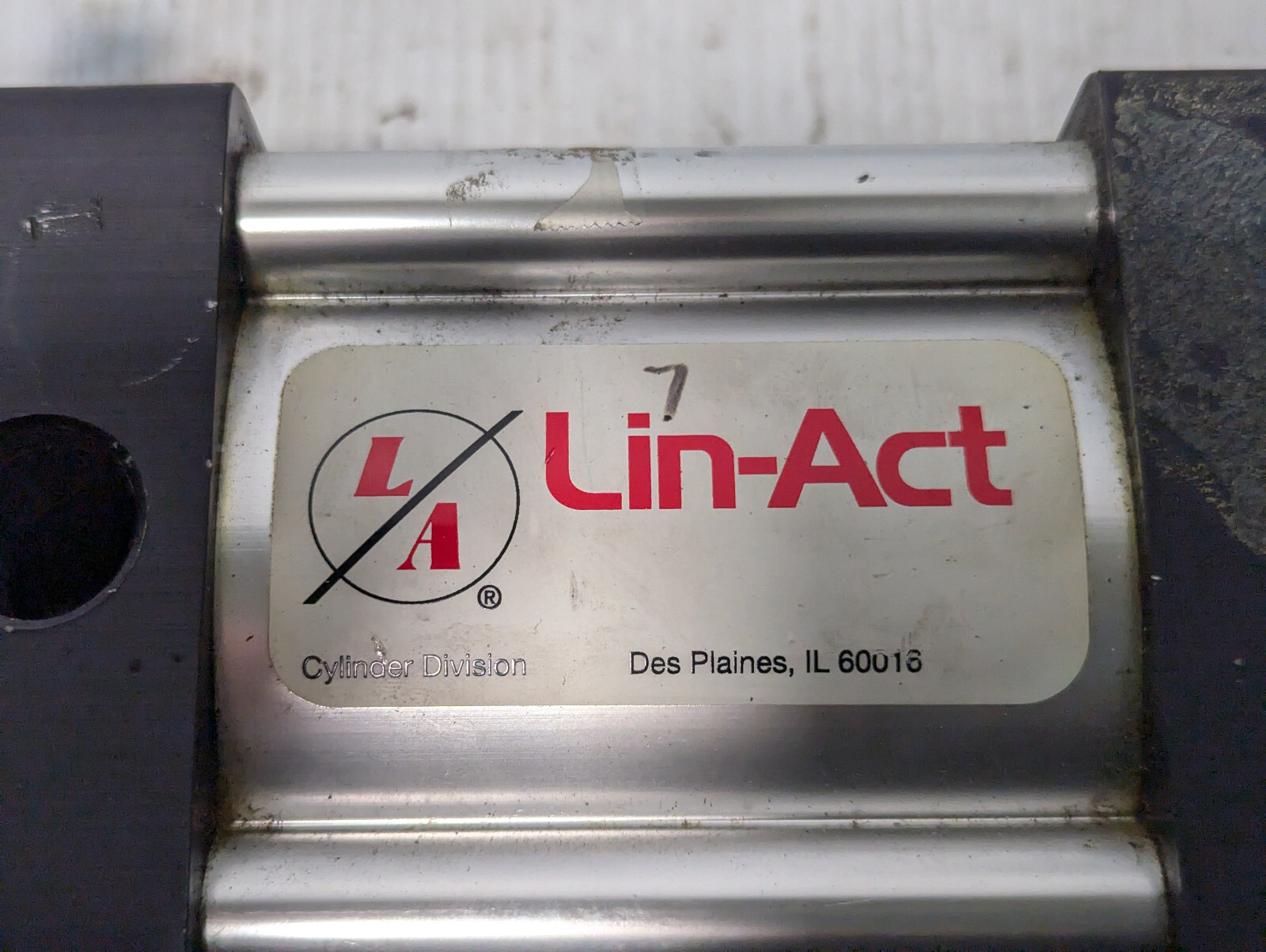 Lin-Act A4F-3.25x2.000-2-U Pneumatic Cylinder -Made in USA