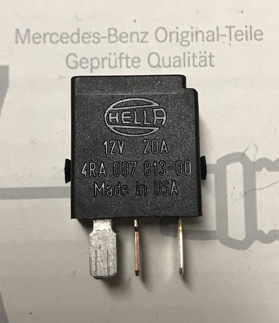 MercedesBenz W203 CClass Hella Multipurpose Relay A 002 542 11 19 eBay