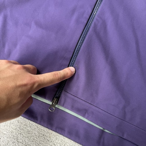 Merrell Soft Shell Whisper Rain Jacket Purple Gorp Hike Women’s Large MSRP $160 - Picture 6 of 23