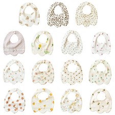 Baby Bib Cartoon Strawberry Cherry Kids Newborn Cotton Feeding Saliva Towel