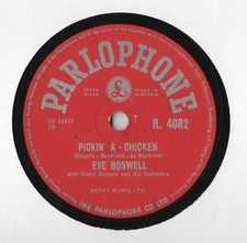 EVE BOSWELL CLASSIC 50S 78 - PICKIN A CHICKEN...