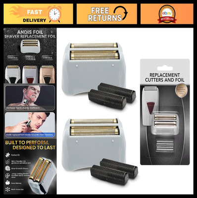 Replacement Foil & Blades Set for Foil Shaver | 2 Pack Stainless Steel Cutter