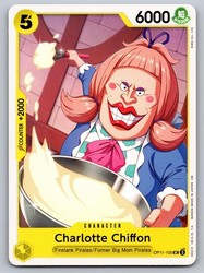 Charlotte Chiffon OP11-105 Uncommon - A Fist of Divine Speed One Piece TCG