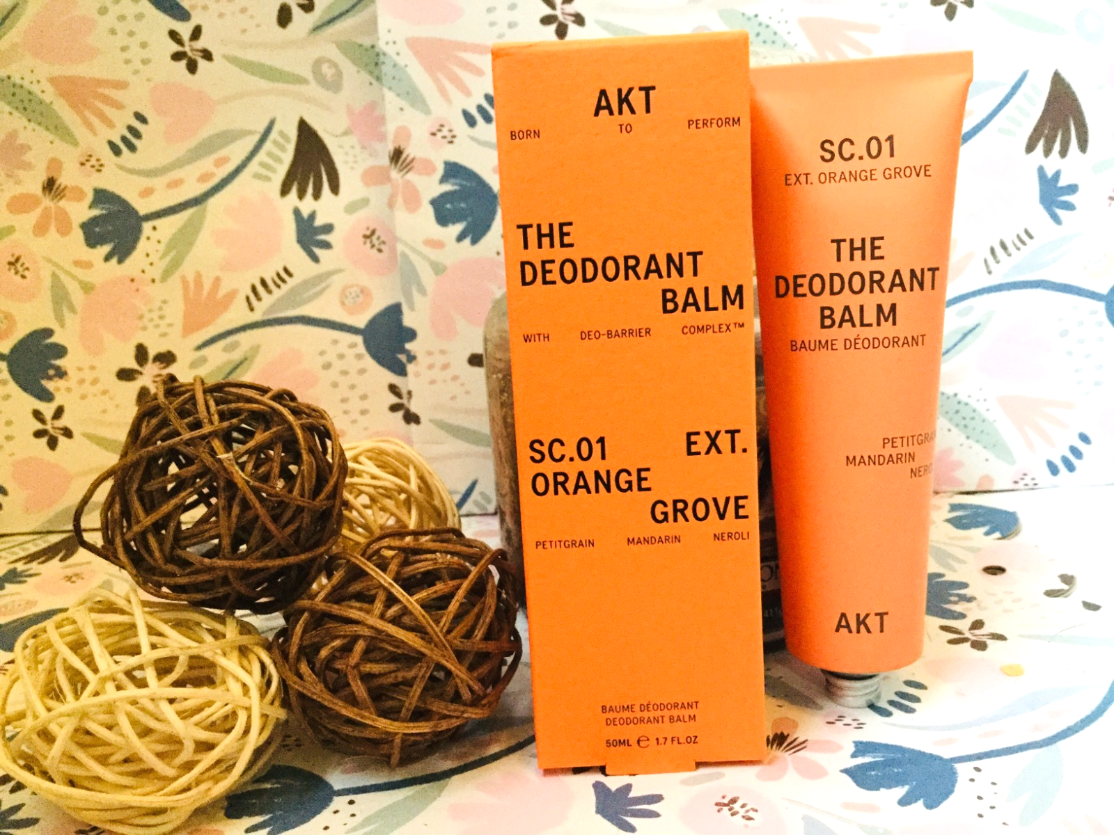 AKT 🍊The Deodorant Balm SC.01 Orange Grove 50ml NEW Boxed