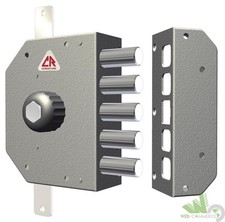 SERRATURA A POMPA PORTA LEGNO PORTONE C.R. ART. 3200 MANO DESTRA DX 60 MM