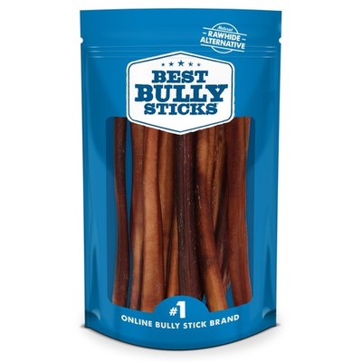 Best Bully Sticks Thick 12 Inch Bully Sticks  10 Count Pack of 1  Natural, Gr...
