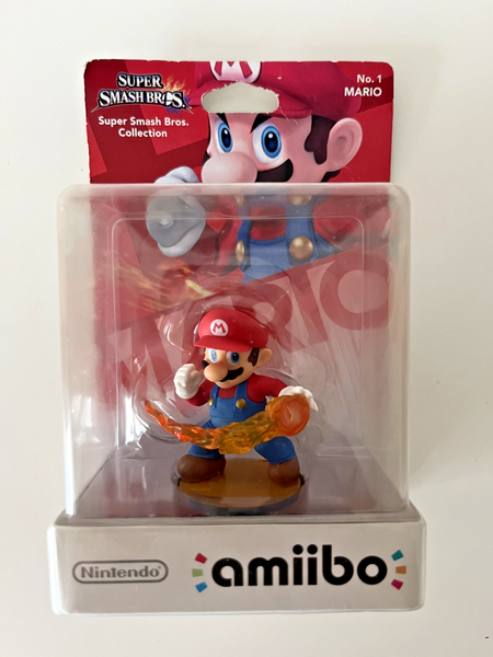 Nintendo Amiibo Mario - Super Smash Bros. Collection No.1 - Neu & Ovp-image