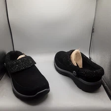 Skechers Easy Going Full Bloom Clogs Women's 8.5M Black A289