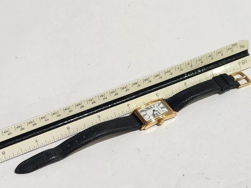 Hamilton Tank Registered Edition Watch 6266 Gold Tone Works New Battery - Picture 7 of 8