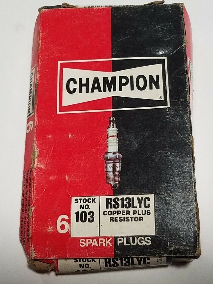 6 Pack CHAMPION 103 RS13LYC SPARK PLUGS