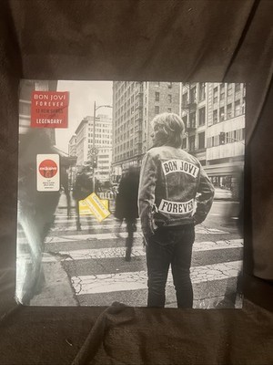 Jon Bon Jovi ''Forever'' Red & Clear Split Vinyl Record LP Exclusive New Sealed