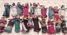 97 Tiny Worry Dolls - Guatemalan Trouble Doll Handmade 7/8" New