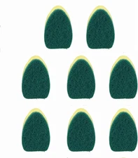 Non-Scratch Dishwand Refills Replacement Heads for Kitchen