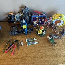 Lot Of Vintage Mixed Toys Parts figures Lunchbox Minis  More