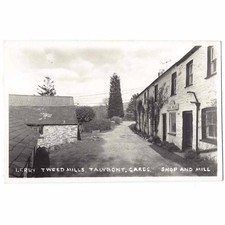 TALYBONT Tal-y-Bont Lerry Mills Shop and Mill, Cardiganshire RP Postcard Unused