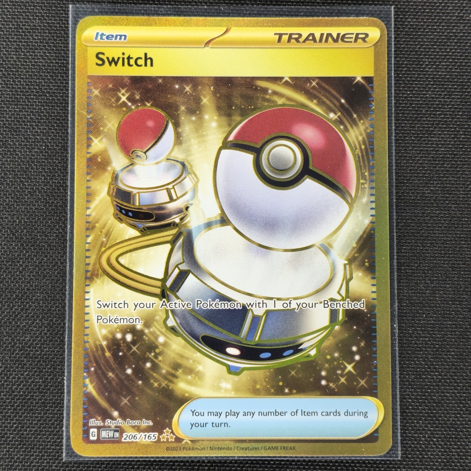 Switch - 206/165 - Secret Rare - 151 - Pokemon Card - NM/M
