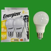 2X Energizer Led Gls Leuchtmittel 8,6W 3000K Warmweiß E27 Es
