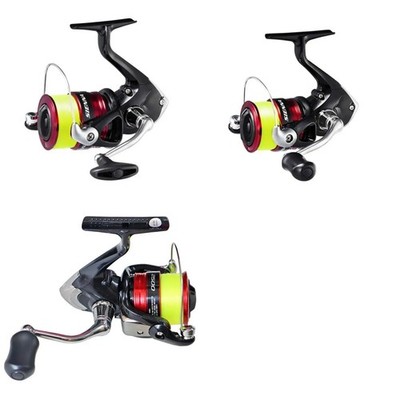 Shimano Spinnrolle 19 Sienna 2000-4000 mit Schnur für Barsch Forelle...