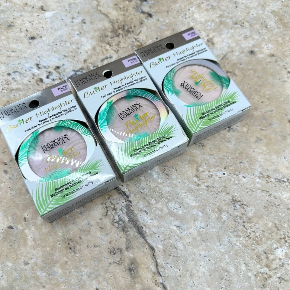 3X Physicians Formula Butter  Cream To Powder Highlighter Iridescence PF10723 - Image 3 of 4