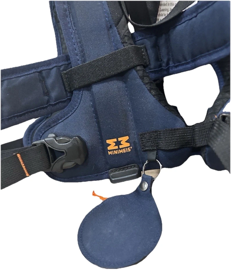MiniMeis Azul Marino - Portahombros Ligero para Niños - Niños de 6 Meses a 4 Años Foto 2 de 4