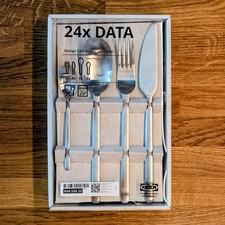 IKEA DATA Lot De 24 Couverts / 6 Personnes x 4 Pièces - *NEUF* ✅