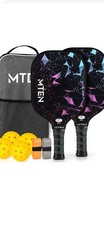 Pickleball Paddles USAPA Approved Fiberglass Surface Pickleball Set with Rackets