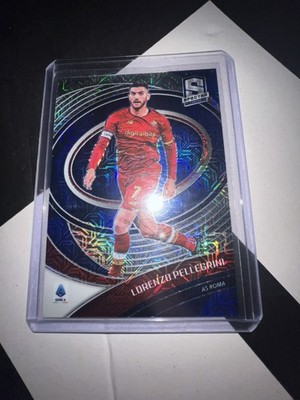 2021-22 Lorenzo Pellegrini Panini Chronicle Spectra Blue MOJO #252 9/16 AS ROMA