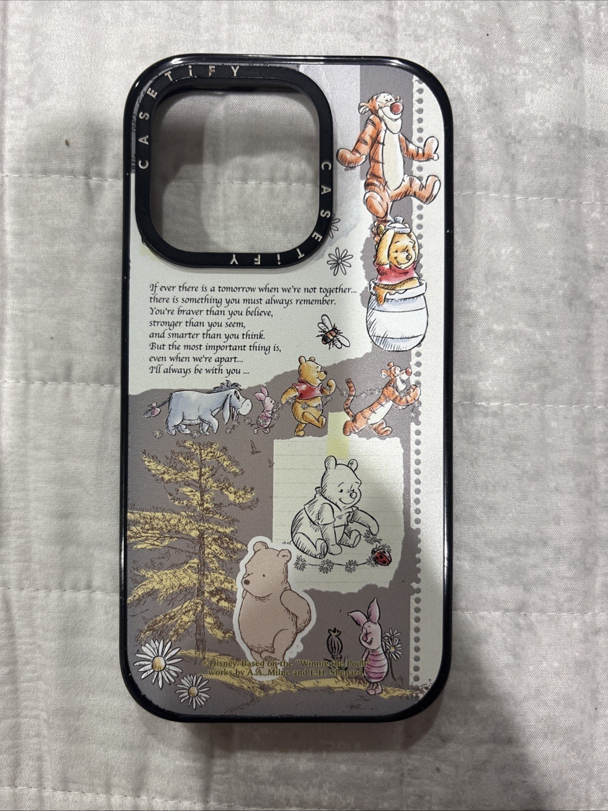 Winnie The Pooh iPhone 15 Protective Phone Cover-image