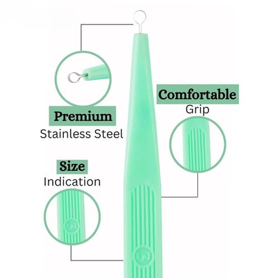 Sterile Disposable Dermal Curette 5mm Round Loop for Acne Tattoo Skin Excis 50PC