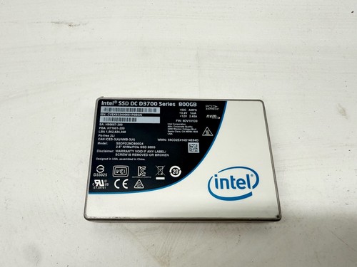 INTEL SSD DC D3700 SERIES 800G 2.5' Internal SSD SSDPD2MD800G4 - Picture 2 of 4