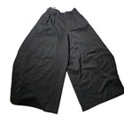 Ralph Lauren Women's Pants 6 Black Wool Culottes Super Wide Meg 1980s Vintage — photo 1