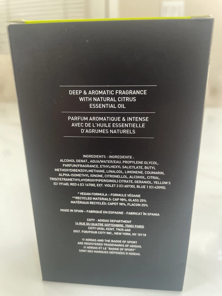 ADIDAS PURE GAME EDT 100ML (SPRAY) Foto 2 de 2