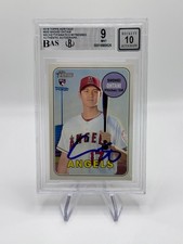 2018 TOPPS HERITAGE#600 SHOHEI OHTANIBECKETT/FANATICS WITNESSED AUTHENTIC AUTO