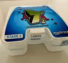 Myobrace Trainer Stage 2 T2 orthodontic appliance TEEN Large Blue Genuine MRC