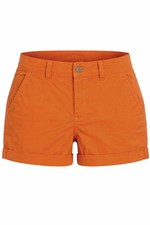 Orange Cotton Chino Shorts