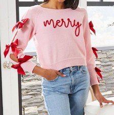 Simply Southern Eyva Merry Sweater Pink