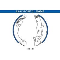ATE BREMSBACKEN-SATZ 203Mm Passend FüR Dacia Logan Sandero Renault Clio |