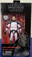 Star Wars The Black Series CLONE COMMANDER WOLFFE Hasbro 2018 GameStop