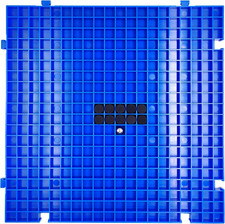 Stained Glass Cutting Mat 12" X 12" Solid Bottom Grid Mat Glass Cutting Tools, B